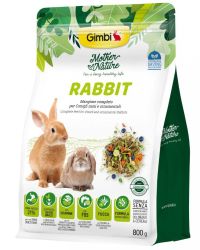 Gimbi Mother Nature Rabbit - állateledel nyulak számára  800 g