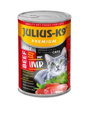 Julius-K9 Adult - Beef & Liver konzerv macskáknak  415 g
