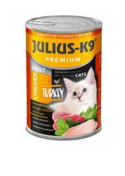 Julius-K9 Adult - Chicken & Turkey konzerv macskáknak  415 g