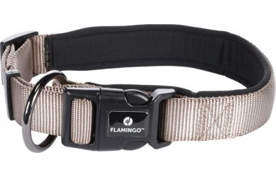 Flamingo Abbi nyakörv - taupe  M - 2.5 cm x 45-50 cm