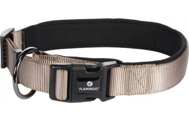Flamingo Abbi nyakörv - taupe  XL - 3.2 cm x 55-60 cm