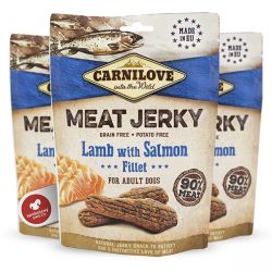 Carnilove Jerky Snack bárány & lazac filé  100 g