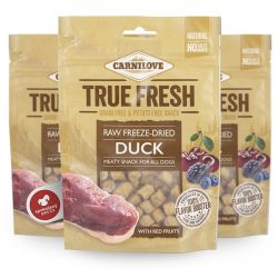 Carnilove Raw freeze-dried snack kacsa bogyós gyümölcsökkel  40 g