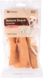 Flamingo natúr disznó tekercs 3 x  12 cm