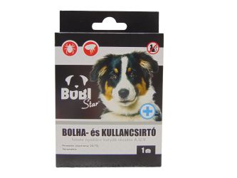 BOBI STAR FEKETE NYAKÖRV KUTYÁKNAK A.U.V  1 db