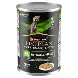 Pro Plan Veterinary Diets Canine HA Hypoallergenic Mousse konzerv kutyák számára  400 g