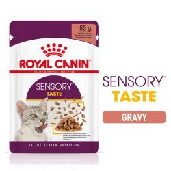 Royal Canin Sensory Taste - szószos nedves táp felnőtt macskák részére 12 x  85 g