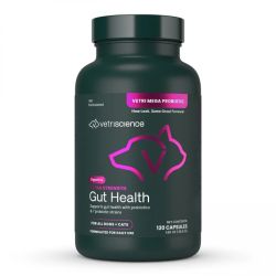Vetri Science Gut Health kapszula kutyák és macskák számára (Vetri Mega Probiotic)  120 kapszula