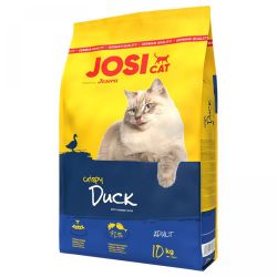 Josicat Crispy Duck - ropogós kacsa ízesítésű száraztáp macskáknak  10 kg