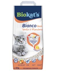 Biokat's Bianco Fresh vanília & mandarin macskaalom  10 kg