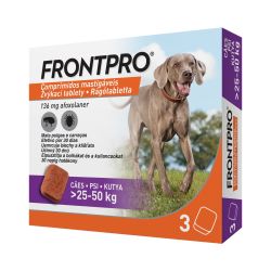 FRONTPRO RÁGÓTABLETTA KUTYA L/25-50KG/  3 tabletta