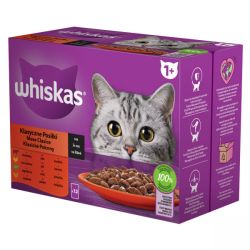 WHISKAS alutasakos 12-pack húsos 12*85g eledel macskák részére 12 x  85 g