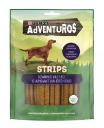 ADVENTUROS Strips Szarvas, vad ízű kutya jutalomfalat  90 g