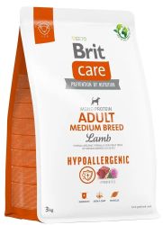 Brit Care Hypo-Allergenic Adult Medium Breed Lamb & Rice  3 kg