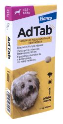 AdTab rágótabletta kutyák részére 2,5-5,5 kg  1 tabletta