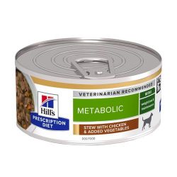 Hill's Prescription Diet Metabolic Wight Management Vegetable & Chicken Stew kutyatáp - konzerv  156 g