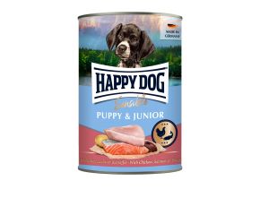 Happy Dog Supreme Sensible Puppy & Junior konzerv - csirke, lazac és burgonya  400 g