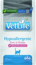 Vet Life Cat Hypoallergenic Pork & Potato  400 g