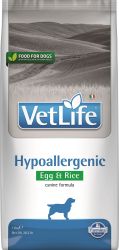 Vet Life Dog Hypoallergenic Egg & Rice  12 kg
