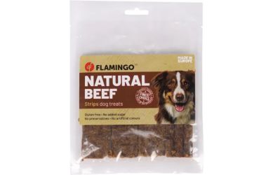 Flamingo Kutya Snack - marha csíkok  100 g