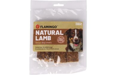 Flamingo Kutya Snack - bárány csíkok  100 g