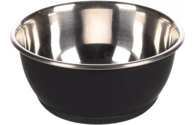 Flamingo Tobias fémtál kutyáknak - fekete  500 ml