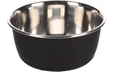 Flamingo Tobias fémtál kutyáknak - fekete  950 ml