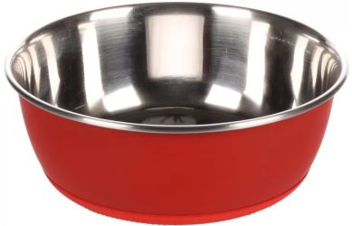 Flamingo Tobias fémtál kutyáknak - piros  1900 ml