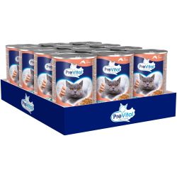 PreVital konzerv - lazac zselében 12 x  415 g