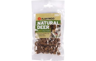 Flamingo Nature Snack - kockázott szarvas  80 g