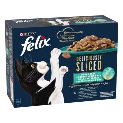 Felix Deliciously Sliced halas válogatás aszpikban 12 x  80 g