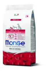 Monge Daily Line Mini Puppy & Junior száraz kutyatáp - csirke  3 kg