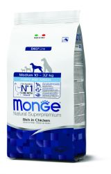 Monge Daily Line Medium Puppy & Junior száraz kutyatáp - csirke  3 kg