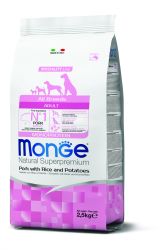 Monge Speciality Line All Breeds Adult Monoprotein - sertés, rizs és burgonya  2.5 kg
