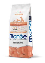 Monge Speciality Line All Breeds Adult Monoprotein - lazac, rizs  12 kg