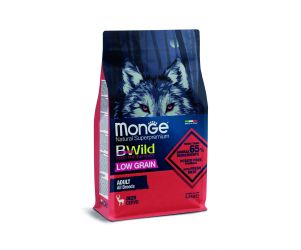 Monge BWild Low Grain All Breeds Adult száraz kutyatáp - szarvas  2.5 kg