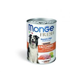 Monge Dog Fresh Senior konzerv - pulyka zöldségekkel  400 g