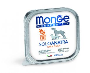Monge Dog Monoprotein paté - kacsa  150 g