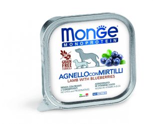 Monge Dog Monoprotein Fruits paté - bárány, áfonya  150 g