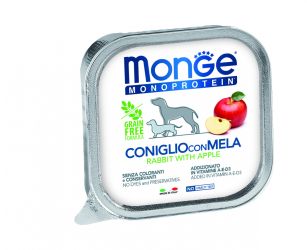 Monge Dog Monoprotein Fruits paté - nyúl, alma  150 g