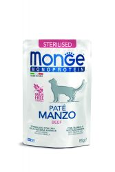 Monge Cat Monoprotein Paté Sterilised - marha  85 g