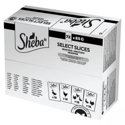 Sheba alutasak baromfi ízesítésben macskák részére 72x85 g 72 x  85 g