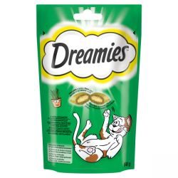 Dreamies jutalomfalat macskagyökér ízesítésben macskák részére 60 g  60 g