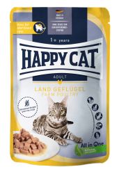Happy Cat pouch szósz culinary baromfi állateledel macskák részére 85g 20 x  85 g