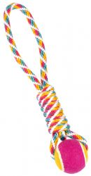 GimDog Rainbow Rope - kötél teniszlabdával  1 db