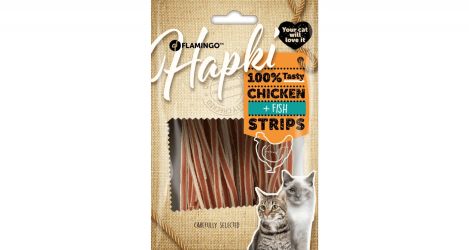 Flamingo Snack - Hapki Strips csirkés és halas csíkok  50 g