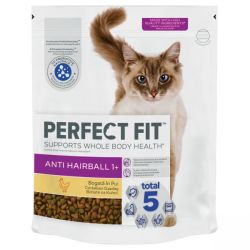 Perfect Fit Anti Hairball 1+ macskaeledel szőrlabda ellen csirkével  1.4 kg