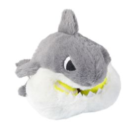 GimDog Sharks Glutton - plüss cápa 2 db teniszlabdával szürke   1 db