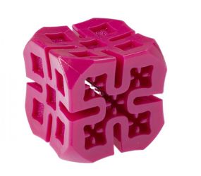 GimDog Crazy Cube - jutalomfalattal tölthető kocka pink   1 db