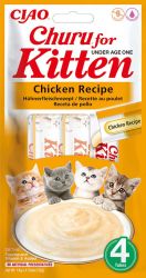 Inaba Cat Churu kölyök - Csirke 4 x  14 g